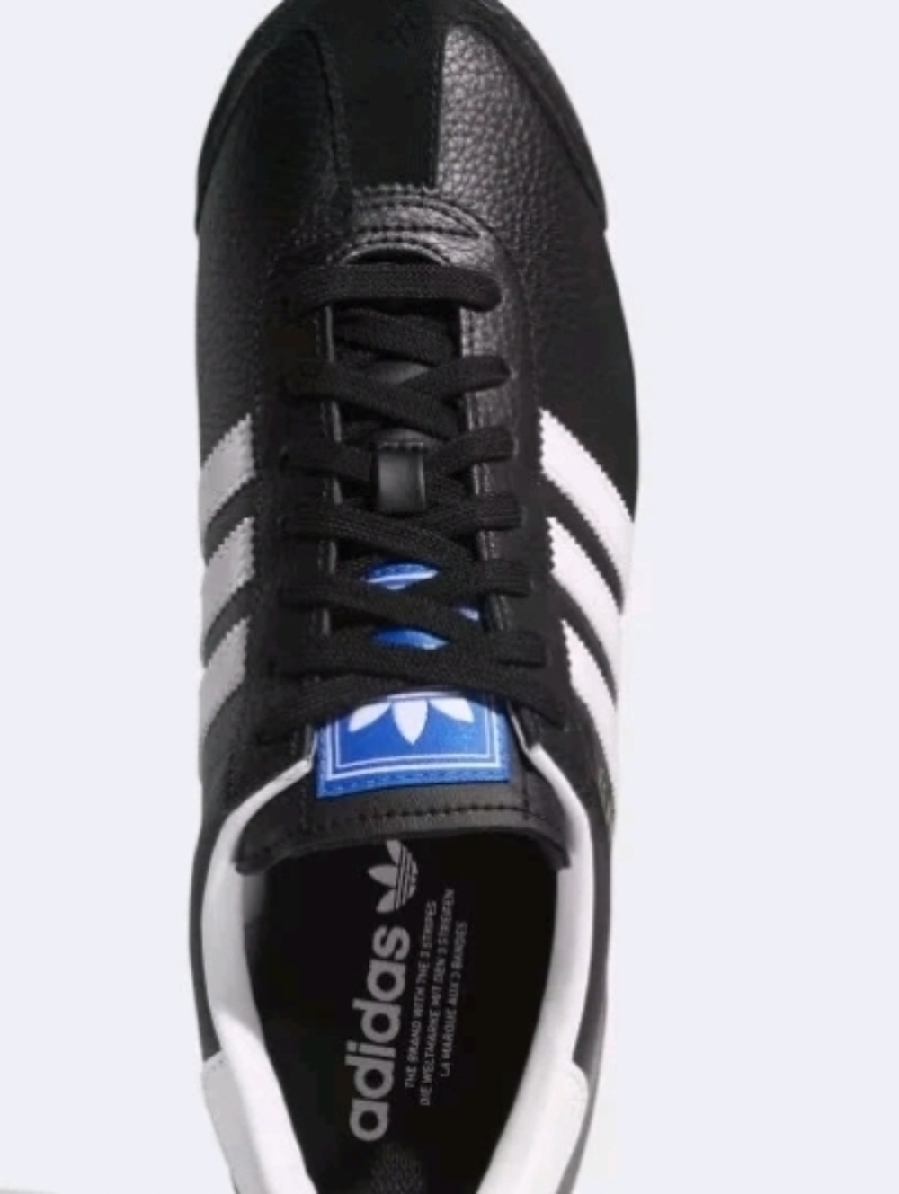 NWT-Adidas Black & White Samoa Shoes Size  6.5 Mens & 7.5 Women's - Picture 3 of 6